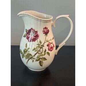 Vintage Lenox Accoutrements by Anna Griffin Floral Pitcher